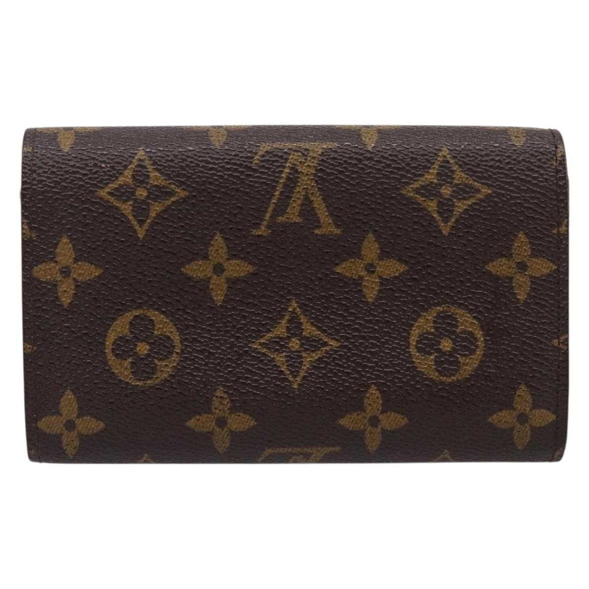 LOUIS VUITTON Porte Monnaie Billets Tresor Wallet M61730 LV Auth 201585V