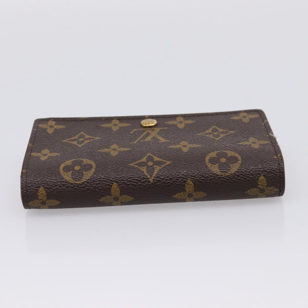 LOUIS VUITTON Porte Monnaie Billets Tresor Wallet M61730 LV Auth 201585V