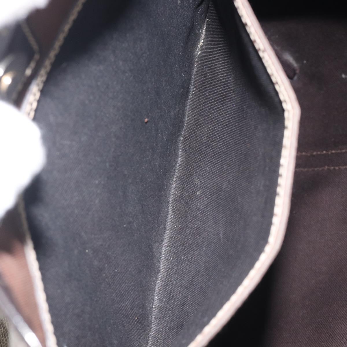 GUCCI GG Supreme Tote Bag PVC Beige Gold 197953 Auth 201705