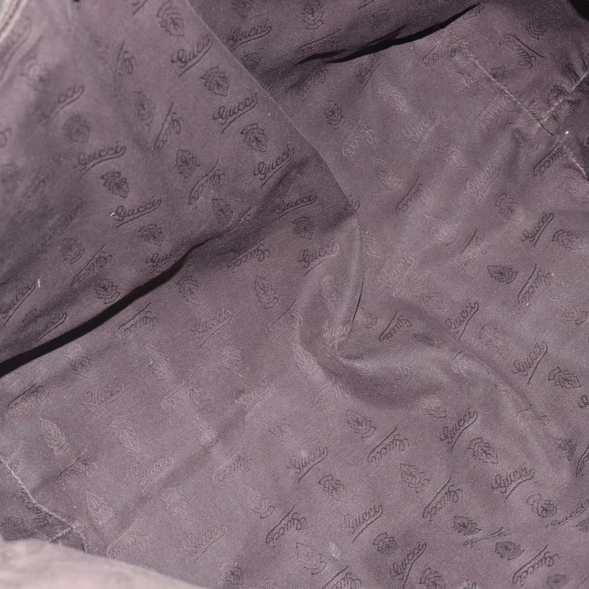 GUCCI GG Canvas Web Sherry Line Tote Bag Beige Gold 211970 Auth 201714