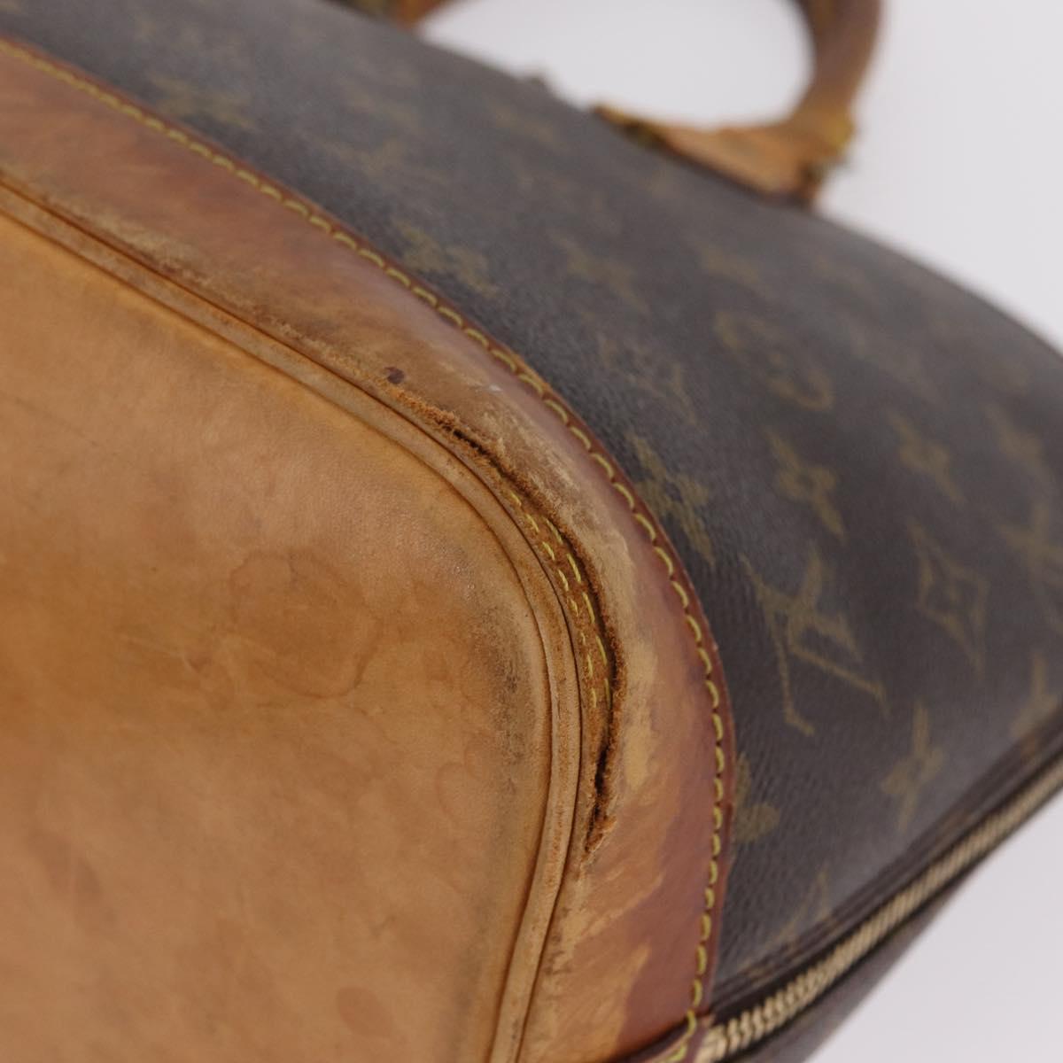 LOUIS VUITTON Monogram Alma Hand Bag M51130 LV Auth 201720