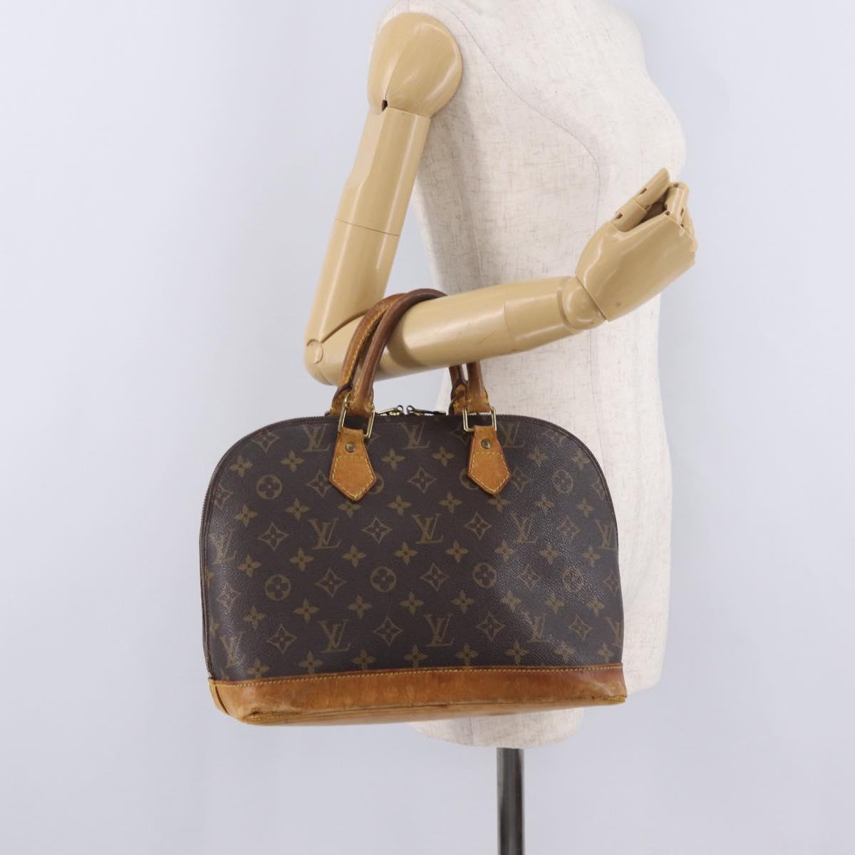 LOUIS VUITTON Monogram Alma Hand Bag M51130 LV Auth 201720