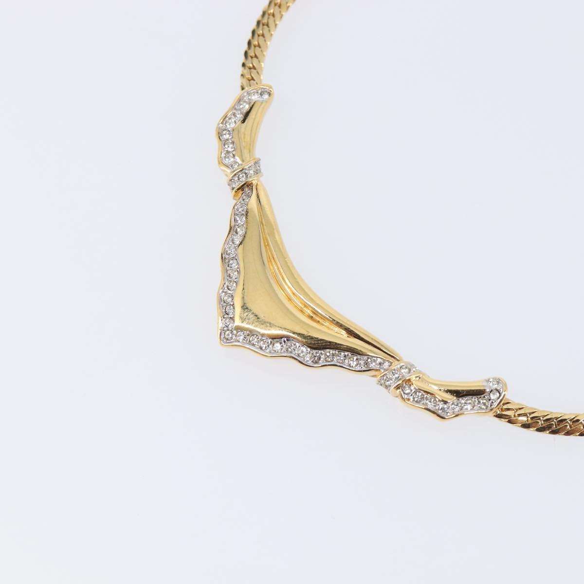 Nina Ricci Necklace metal Gold Auth 201733M