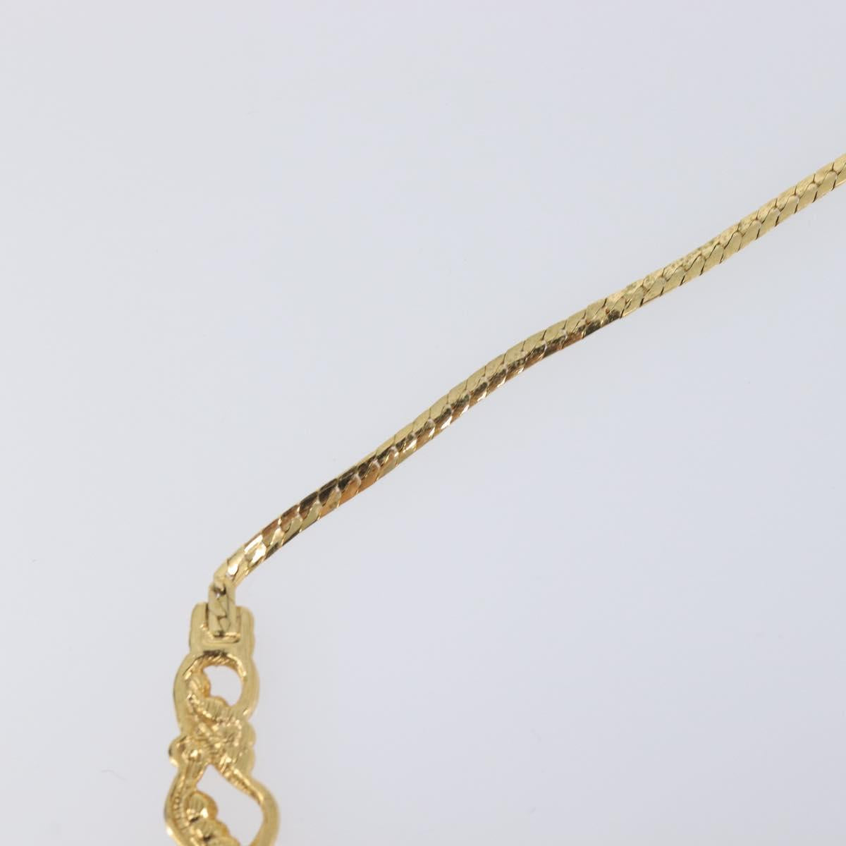 GIVENCHY Necklace metal Gold Auth 201734M