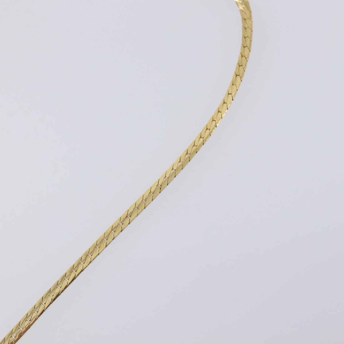 GIVENCHY Necklace metal Gold Auth 201734M