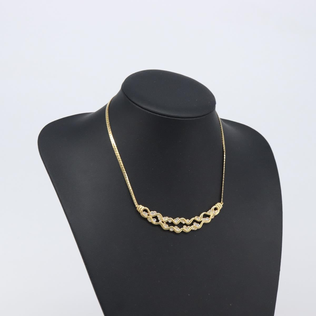 GIVENCHY Necklace metal Gold Auth 201734M