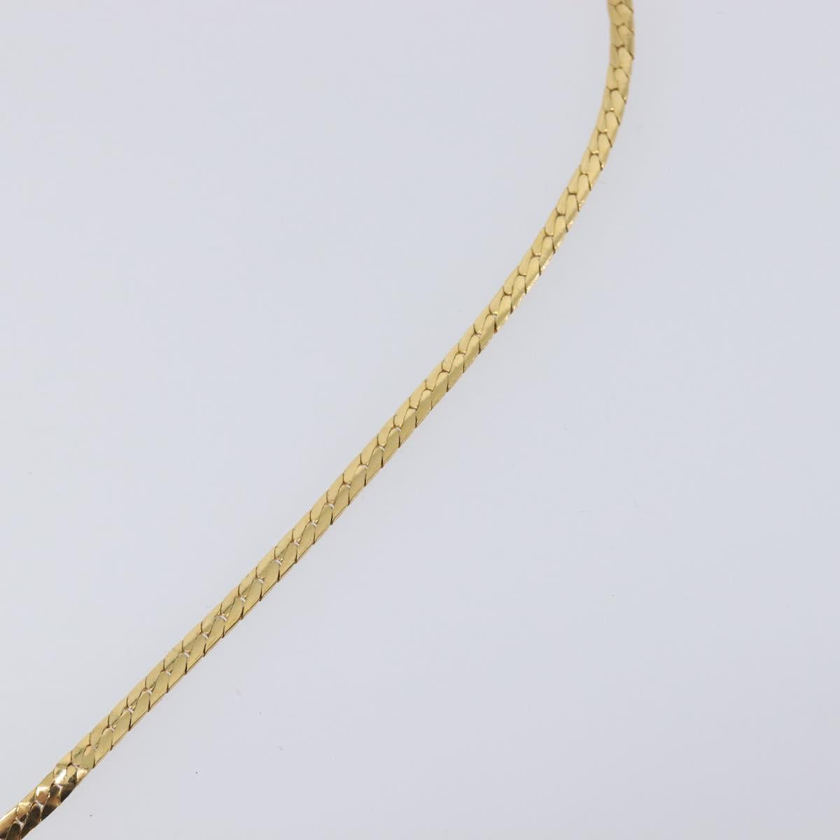 GIVENCHY Necklace metal Gold Auth 201734M