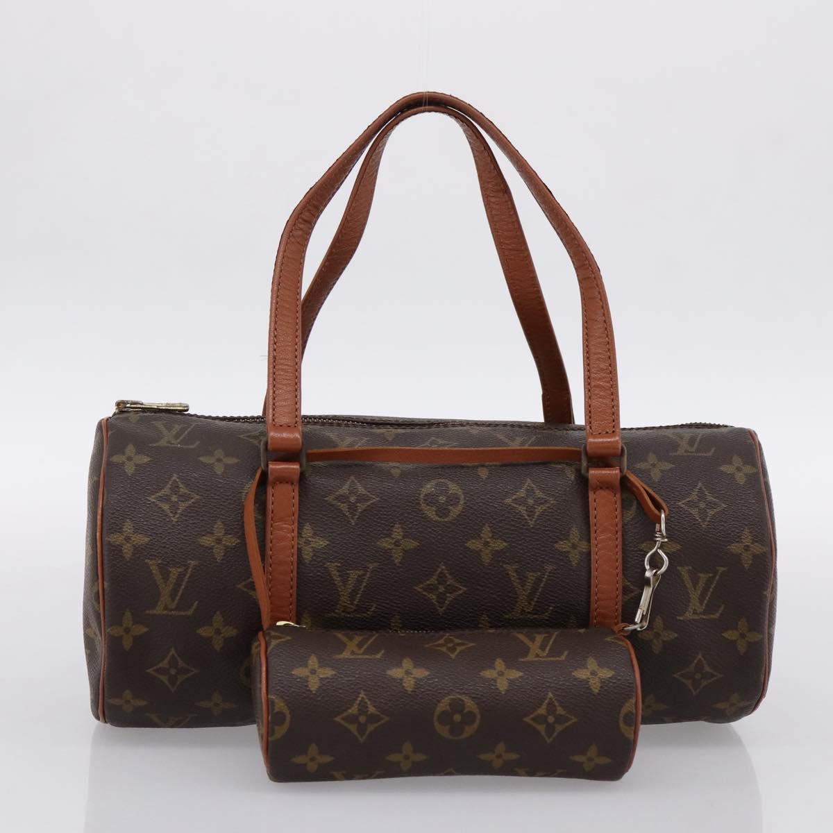 LOUIS VUITTON Monogram Papillon 30 Hand Bag M51385 LV Auth 201884A