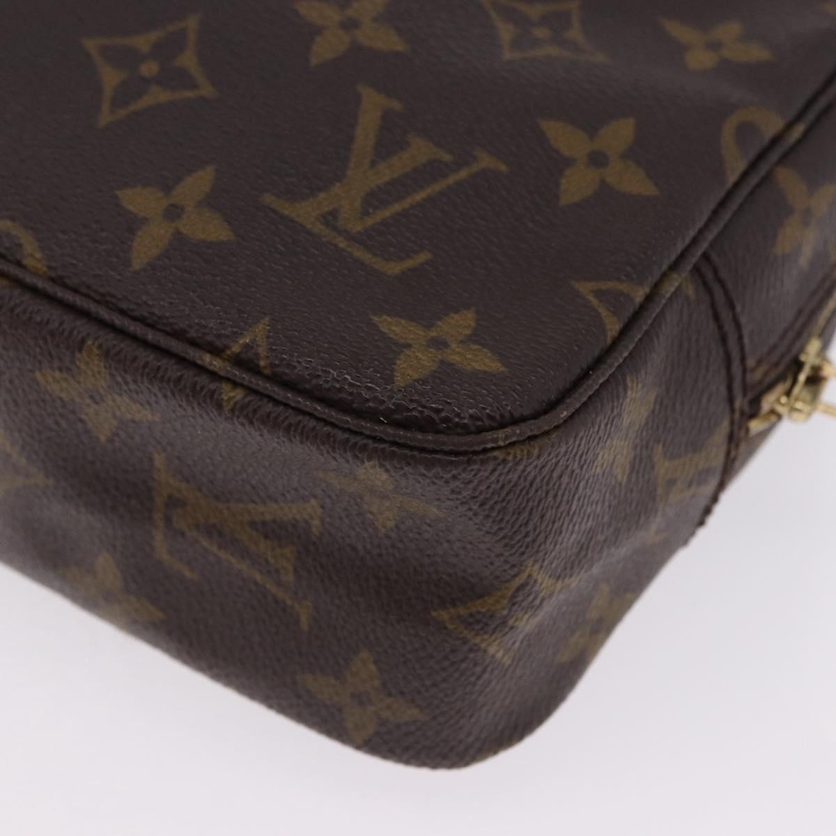 LOUIS VUITTON Monogram Trousse Toilette 23 Clutch Bag M47524 LV Auth 201893