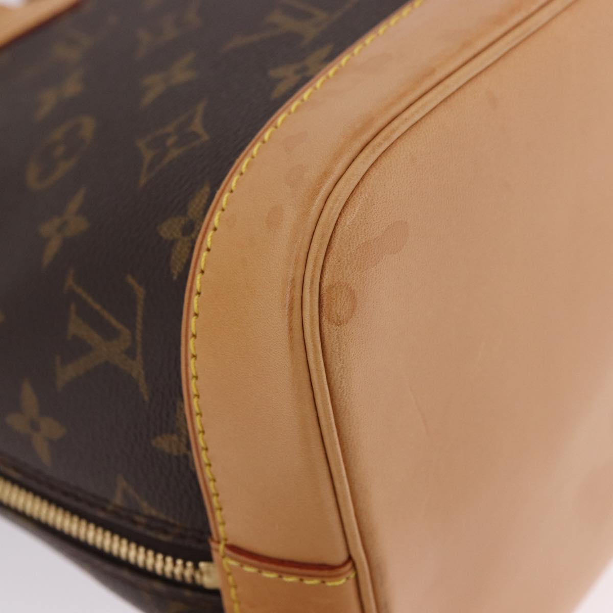 LOUIS VUITTON Monogram Alma Hand Bag M51130 LV Auth 201901SAV