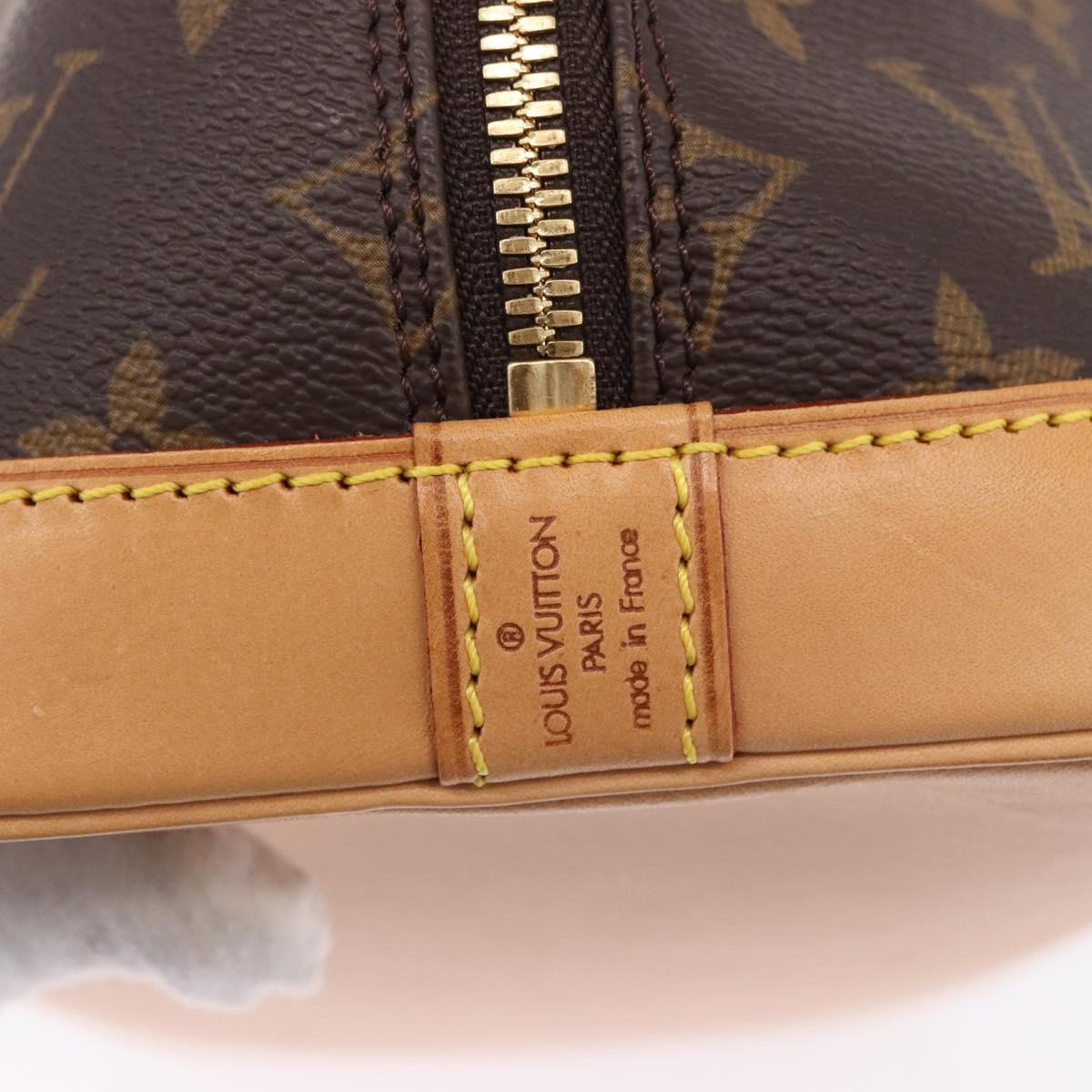 LOUIS VUITTON Monogram Alma Hand Bag M51130 LV Auth 201901SAV