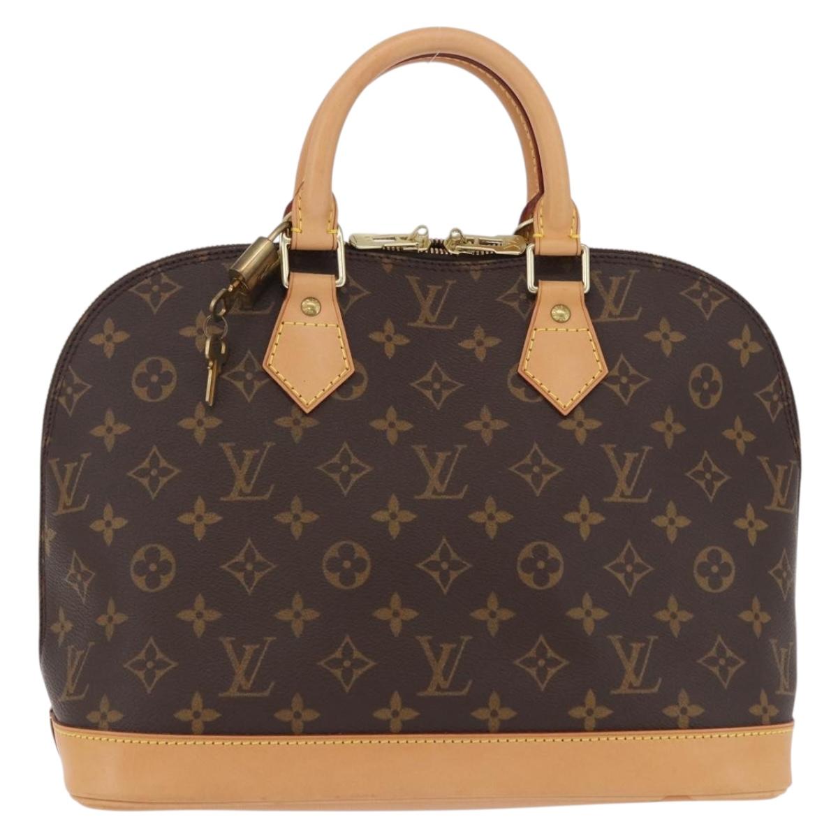 LOUIS VUITTON Monogram Alma Hand Bag M51130 LV Auth 201901SAV