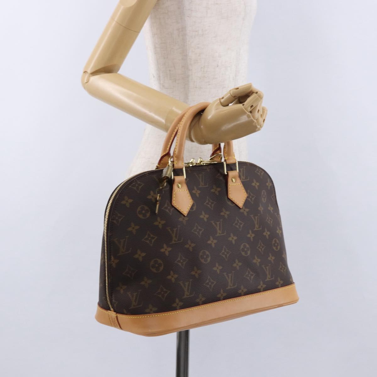 LOUIS VUITTON Monogram Alma Hand Bag M51130 LV Auth 201901SAV