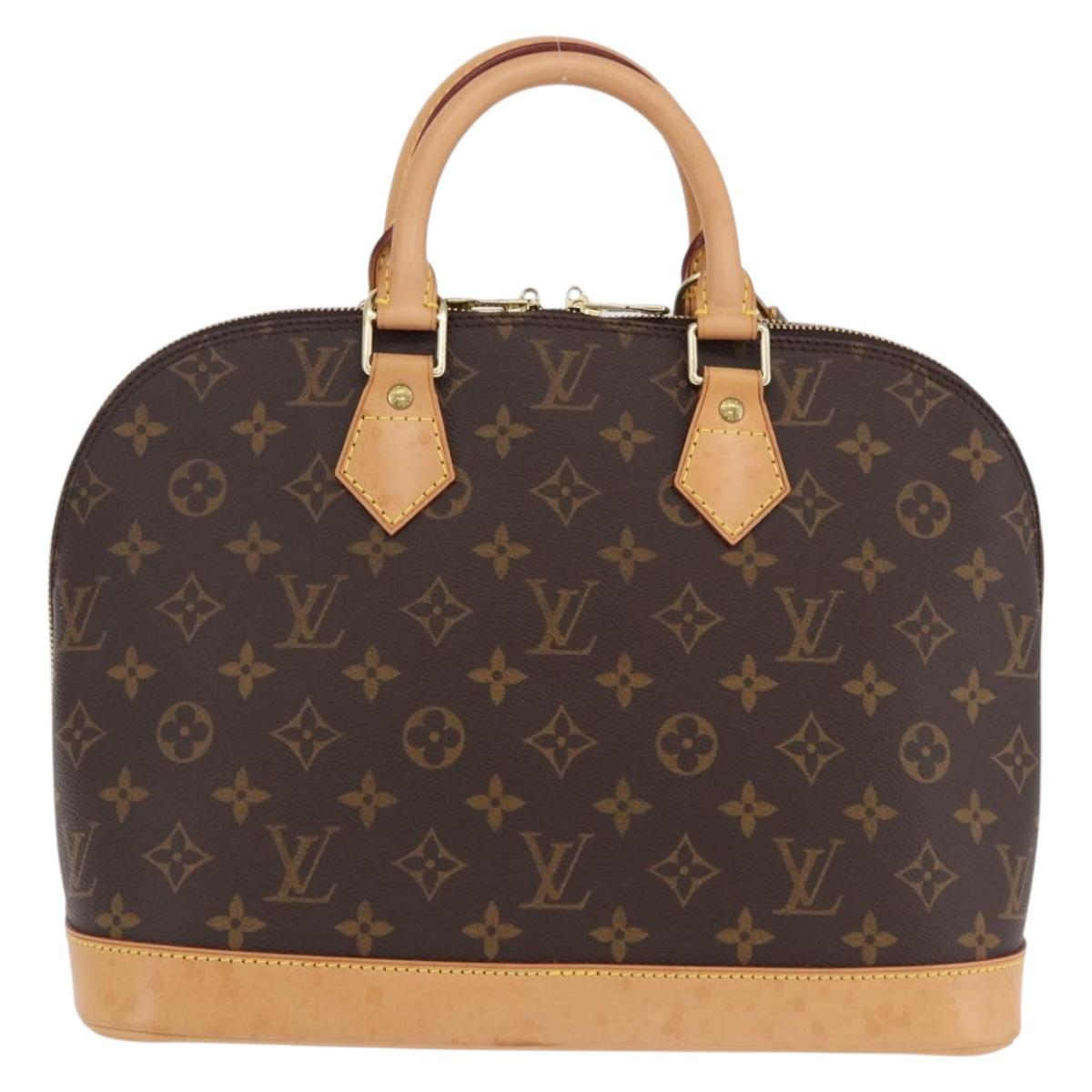 LOUIS VUITTON Monogram Alma Hand Bag M51130 LV Auth 201901SAV