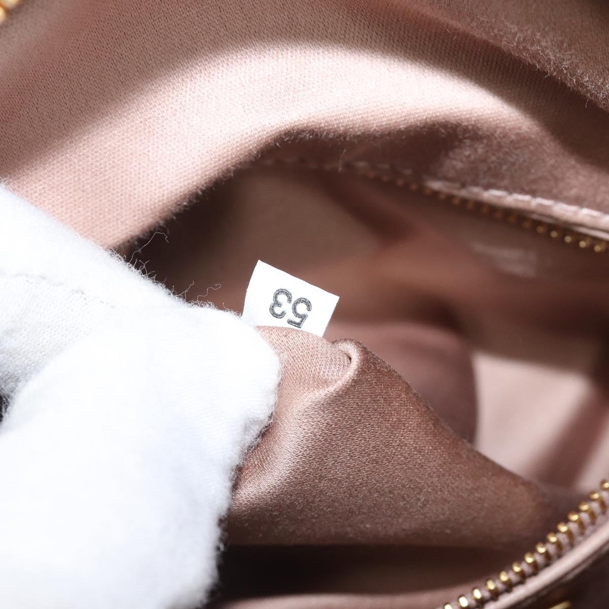 Miu Miu Matelasse Backpack Leather Pink Gold Auth 201912V
