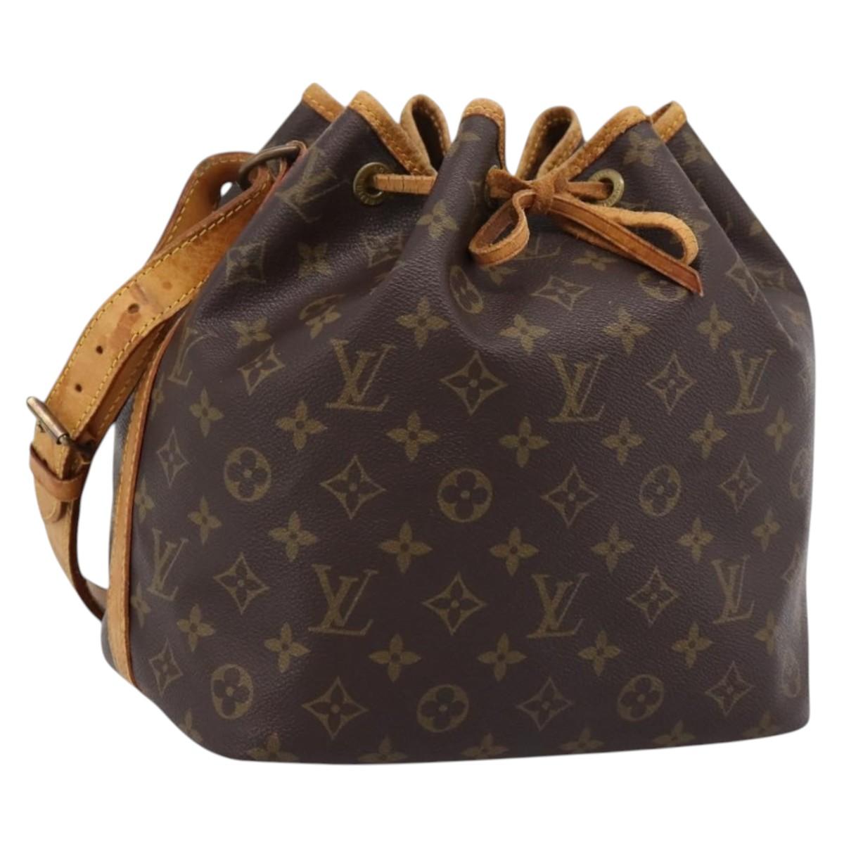 LOUIS VUITTON Monogram Petit Noe Shoulder Bag M42226 LV Auth 201918
