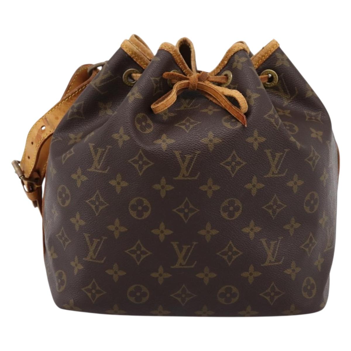 LOUIS VUITTON Monogram Petit Noe Shoulder Bag M42226 LV Auth 201918