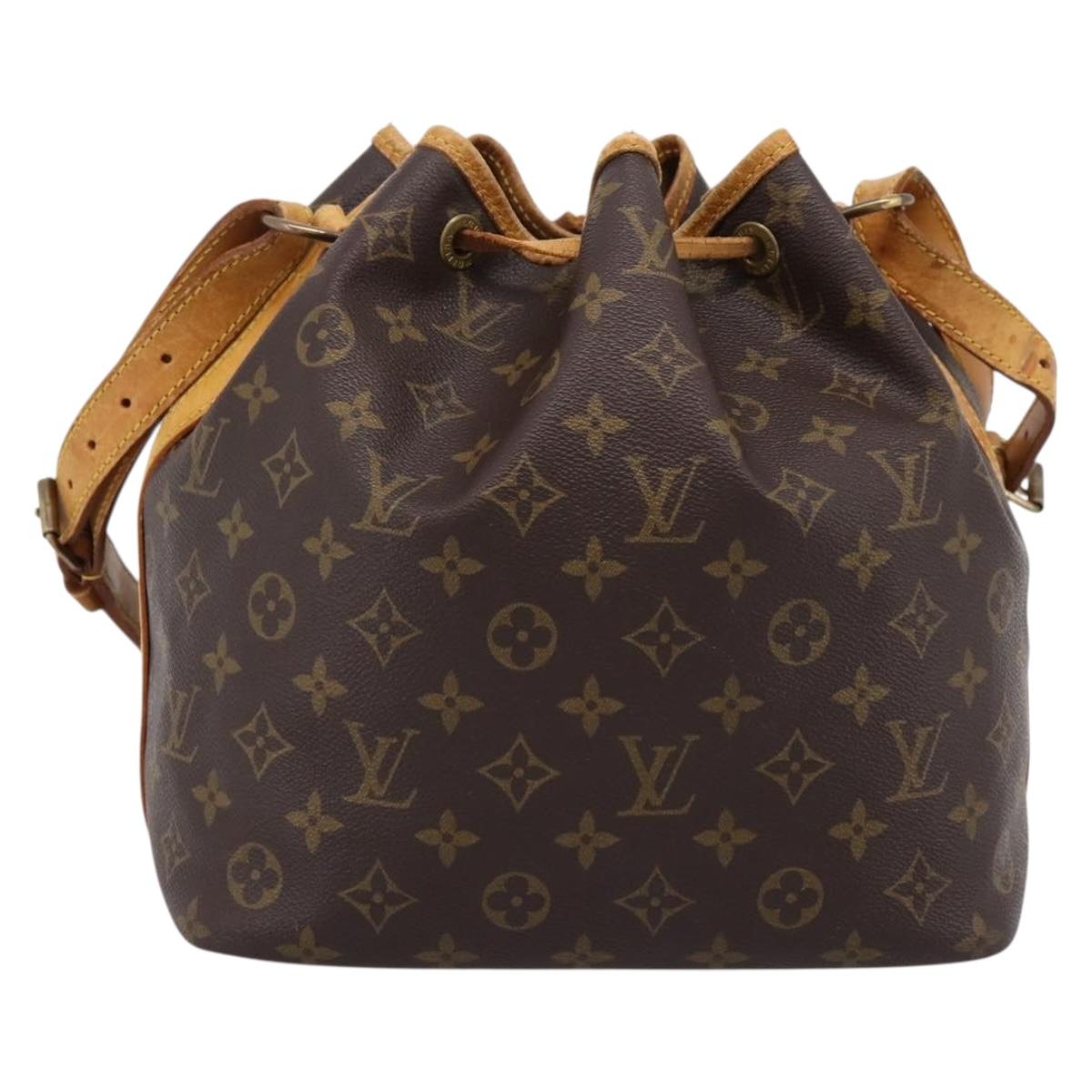 LOUIS VUITTON Monogram Petit Noe Shoulder Bag M42226 LV Auth 201918