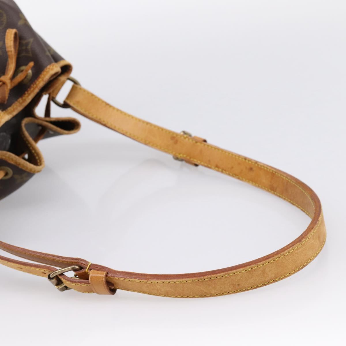 LOUIS VUITTON Monogram Petit Noe Shoulder Bag M42226 LV Auth 201918