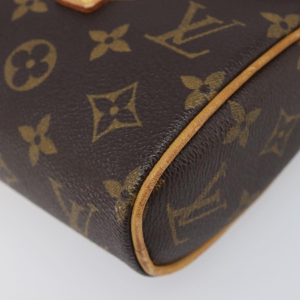 LOUIS VUITTON Monogram Sonatine Hand Bag M51902 LV Auth 201920