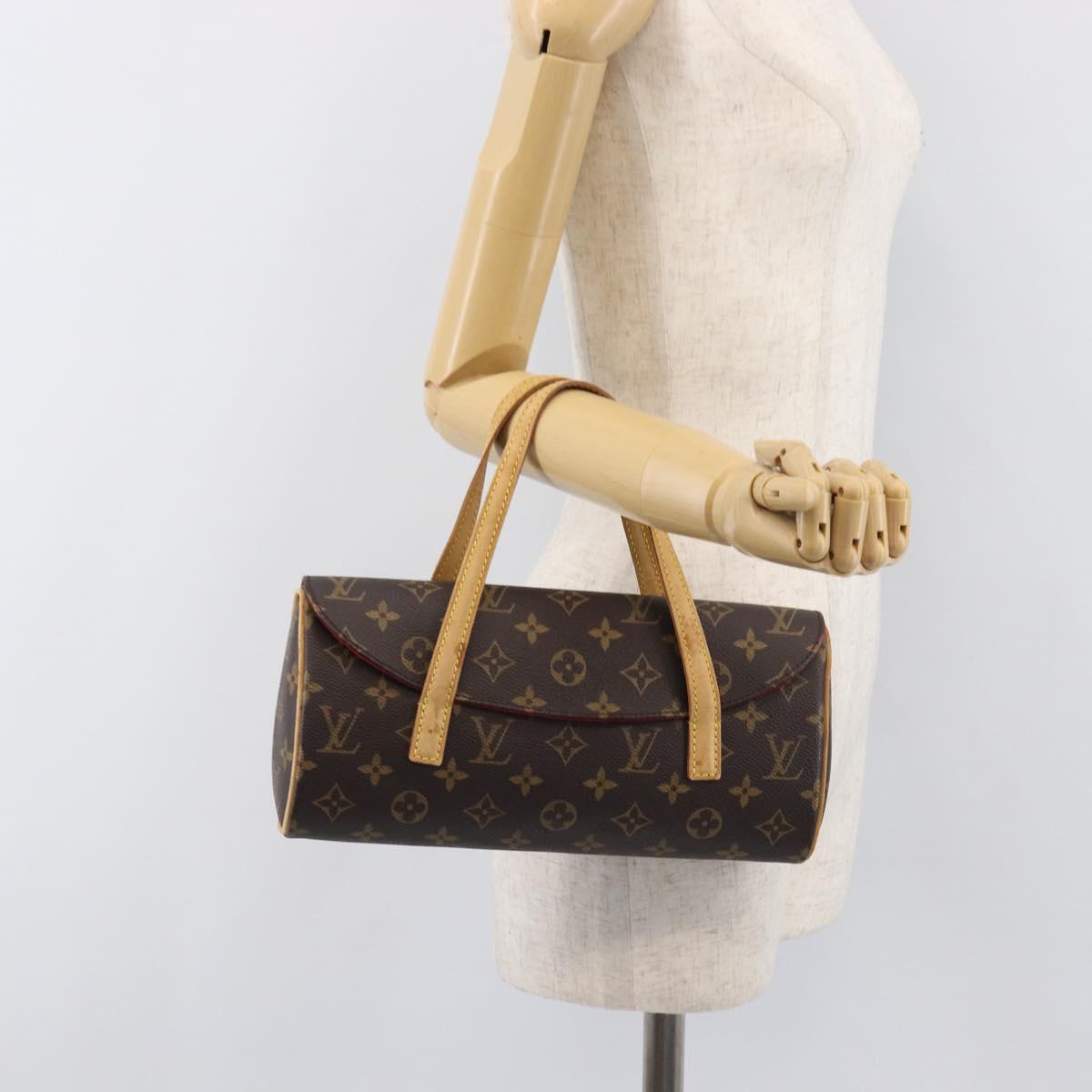 LOUIS VUITTON Monogram Sonatine Hand Bag M51902 LV Auth 201920