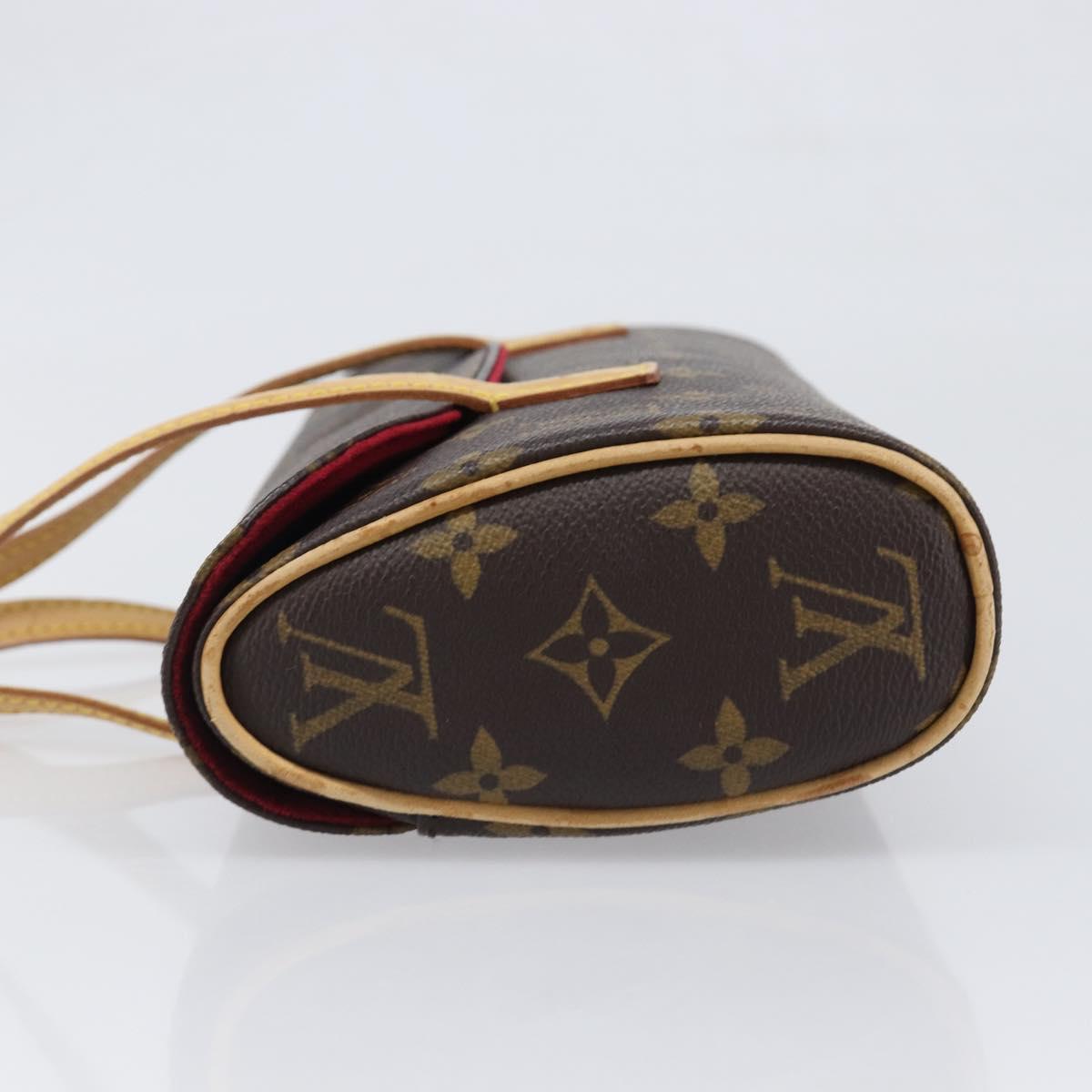 LOUIS VUITTON Monogram Sonatine Hand Bag M51902 LV Auth 201920