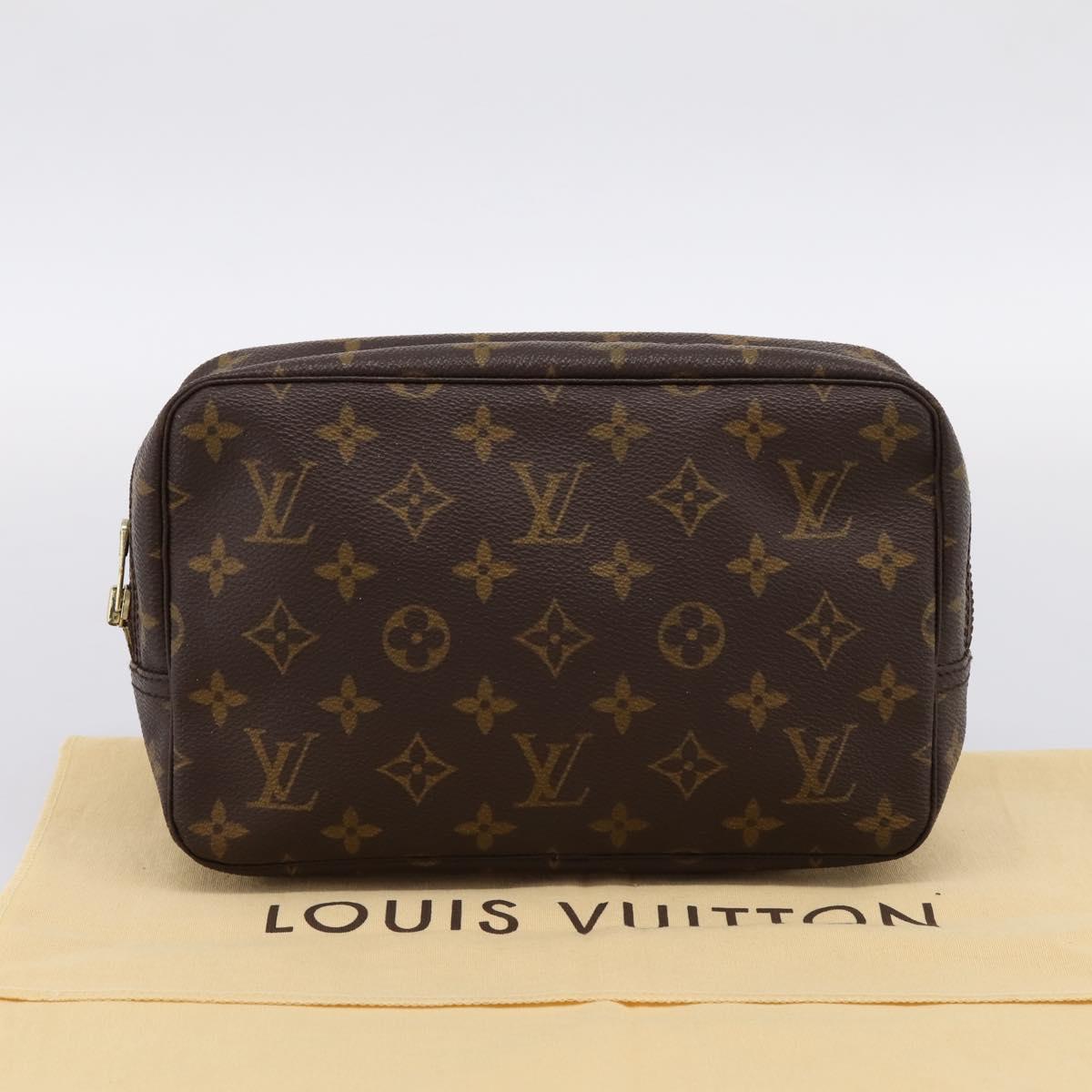 LOUIS VUITTON Monogram Trousse Toilette 23 Clutch Bag M47524 LV Auth 201922A