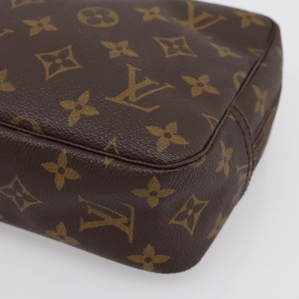 LOUIS VUITTON Monogram Trousse Toilette 23 Clutch Bag M47524 LV Auth 201922A