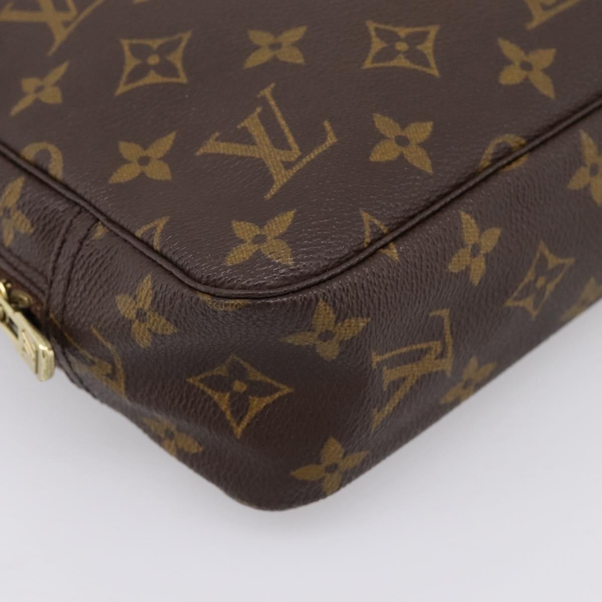 LOUIS VUITTON Monogram Trousse Toilette 23 Clutch Bag M47524 LV Auth 201922A