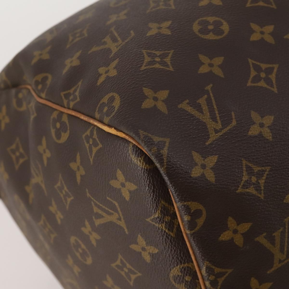 LOUIS VUITTON Monogram Keepall 55 Boston Bag M41424 LV Auth 201933