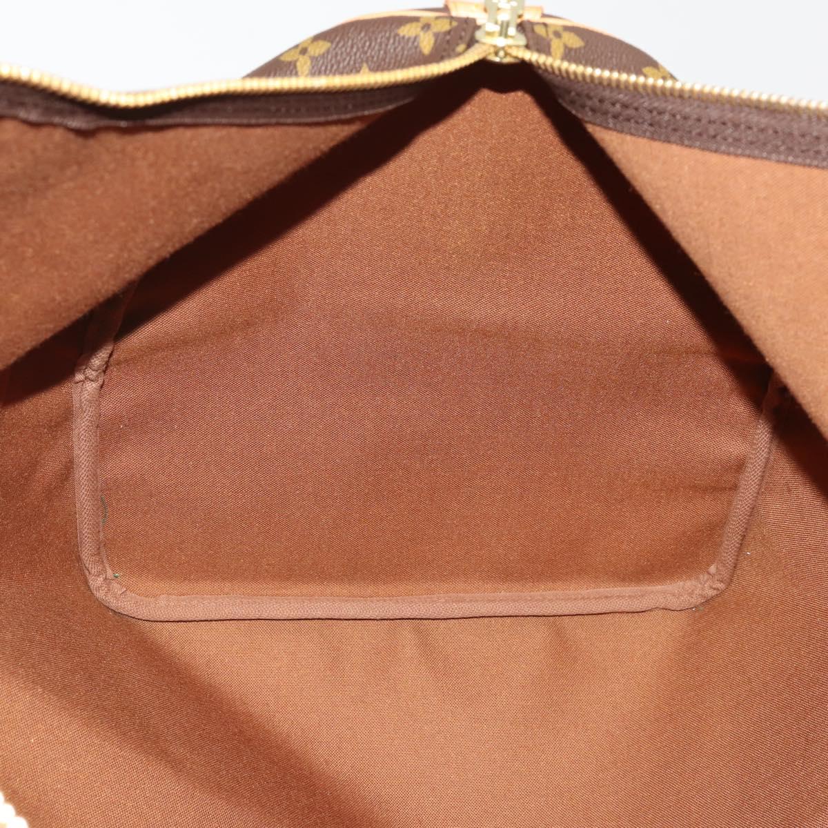 LOUIS VUITTON Monogram Keepall 60 Boston Bag M41422 LV Auth 201934V