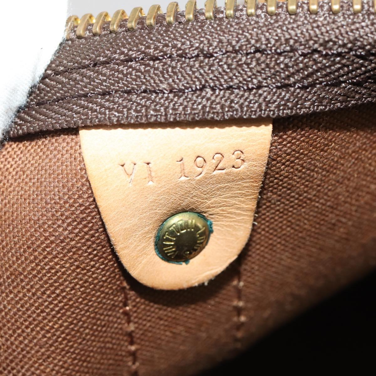 LOUIS VUITTON Monogram Keepall 60 Boston Bag M41422 LV Auth 201934V