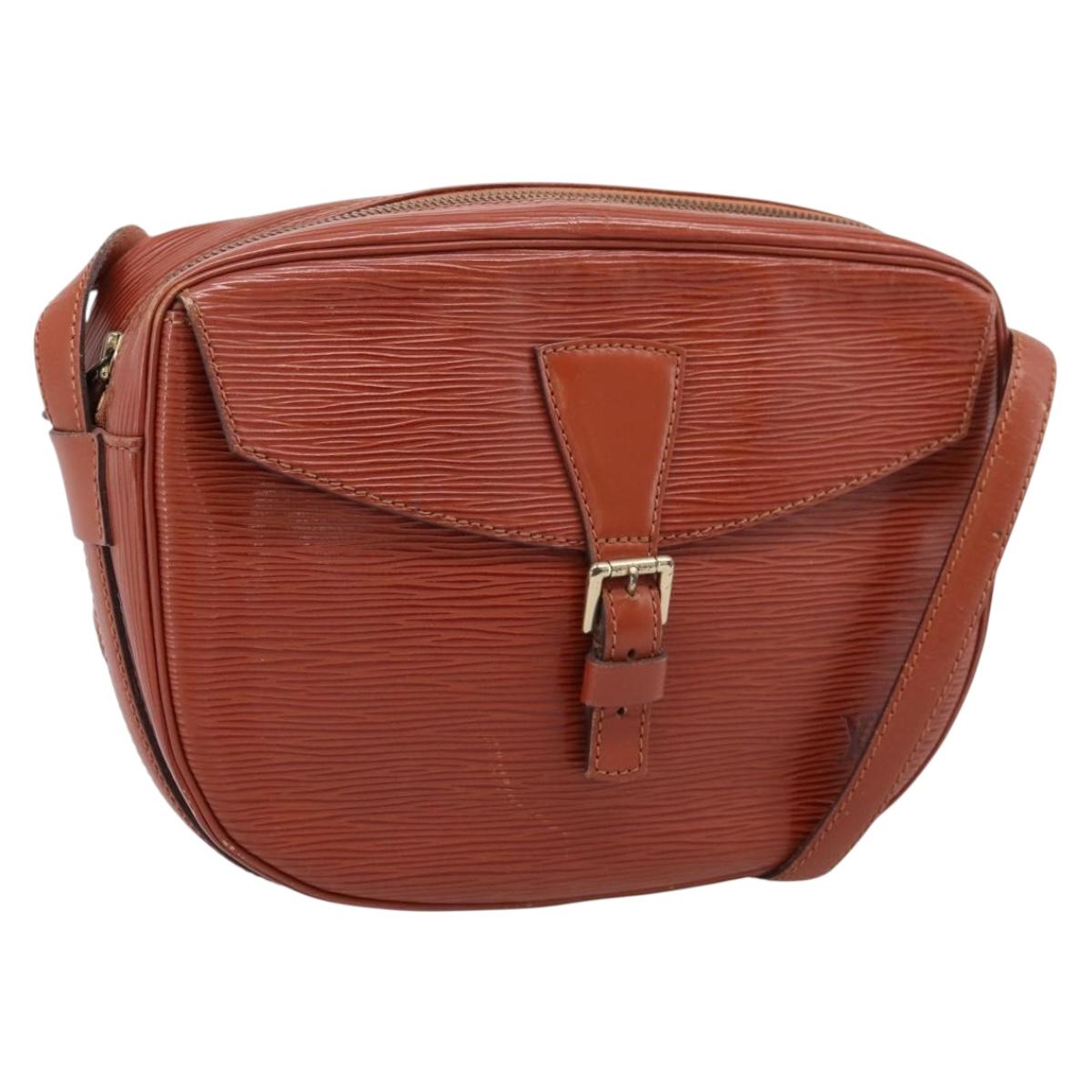 LOUIS VUITTON Epi Jeune FilleMM Shoulder Bag Brown M52153 LV Auth 201943