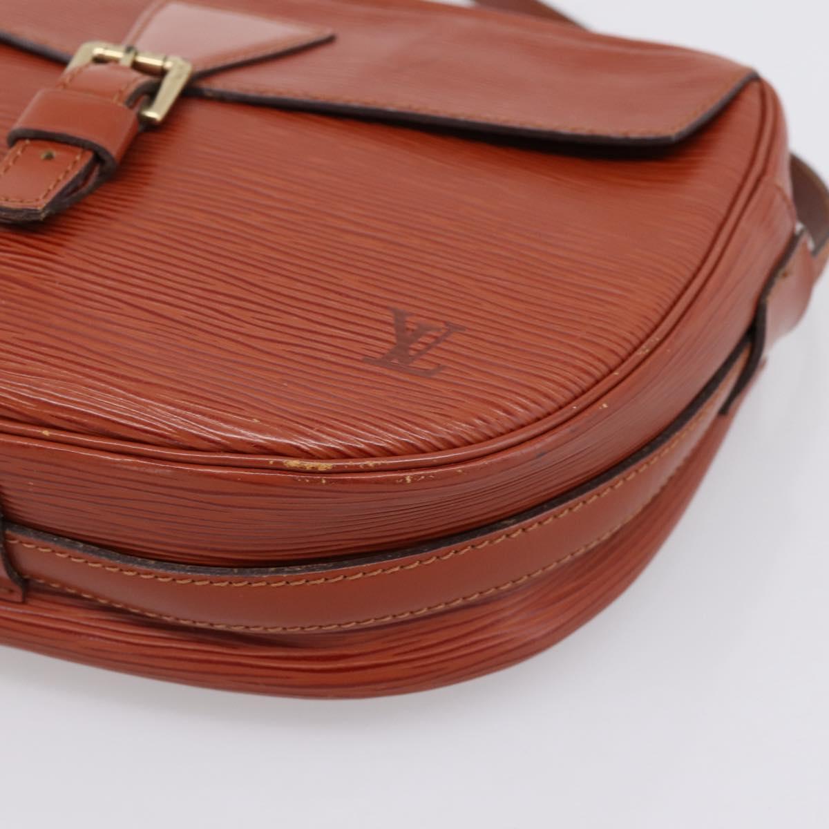 LOUIS VUITTON Epi Jeune FilleMM Shoulder Bag Brown M52153 LV Auth 201943