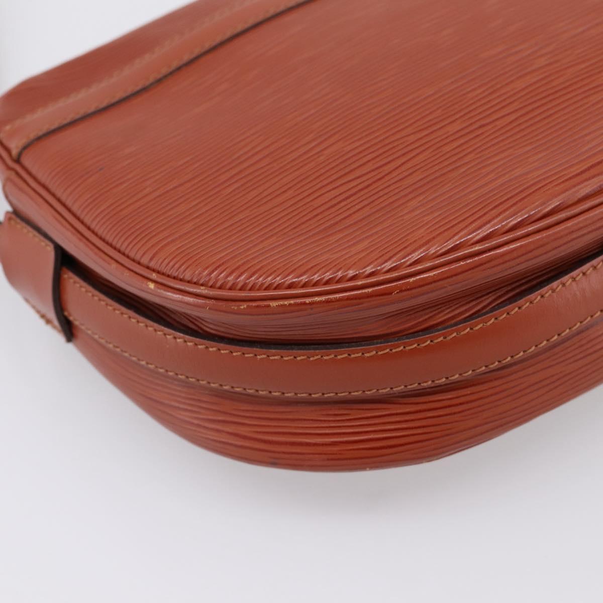 LOUIS VUITTON Epi Jeune FilleMM Shoulder Bag Brown M52153 LV Auth 201943
