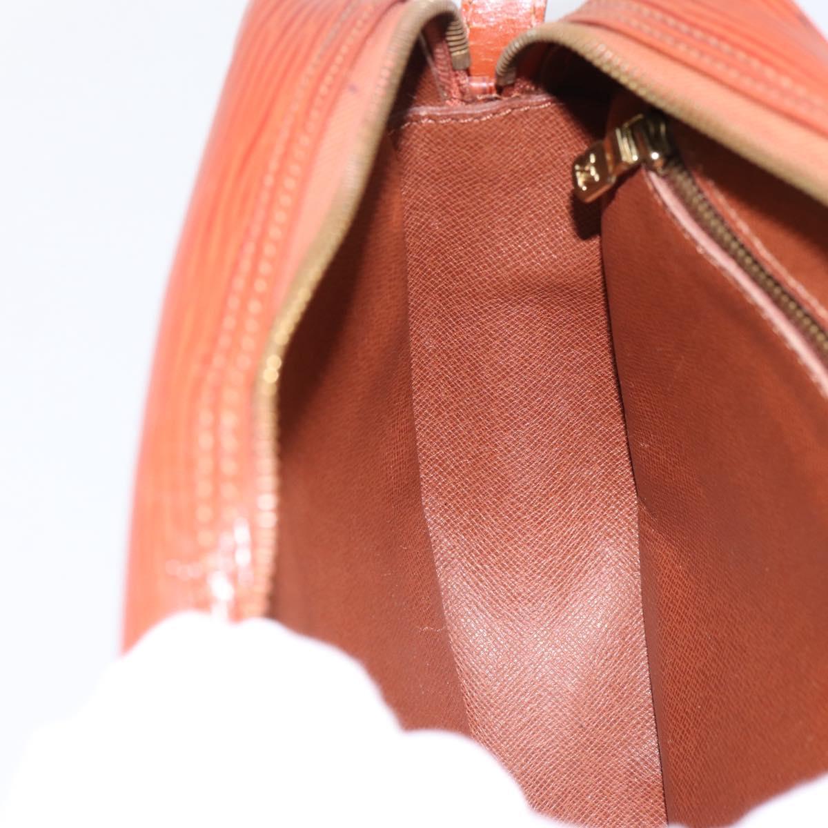 LOUIS VUITTON Epi Jeune FilleMM Shoulder Bag Brown M52153 LV Auth 201943