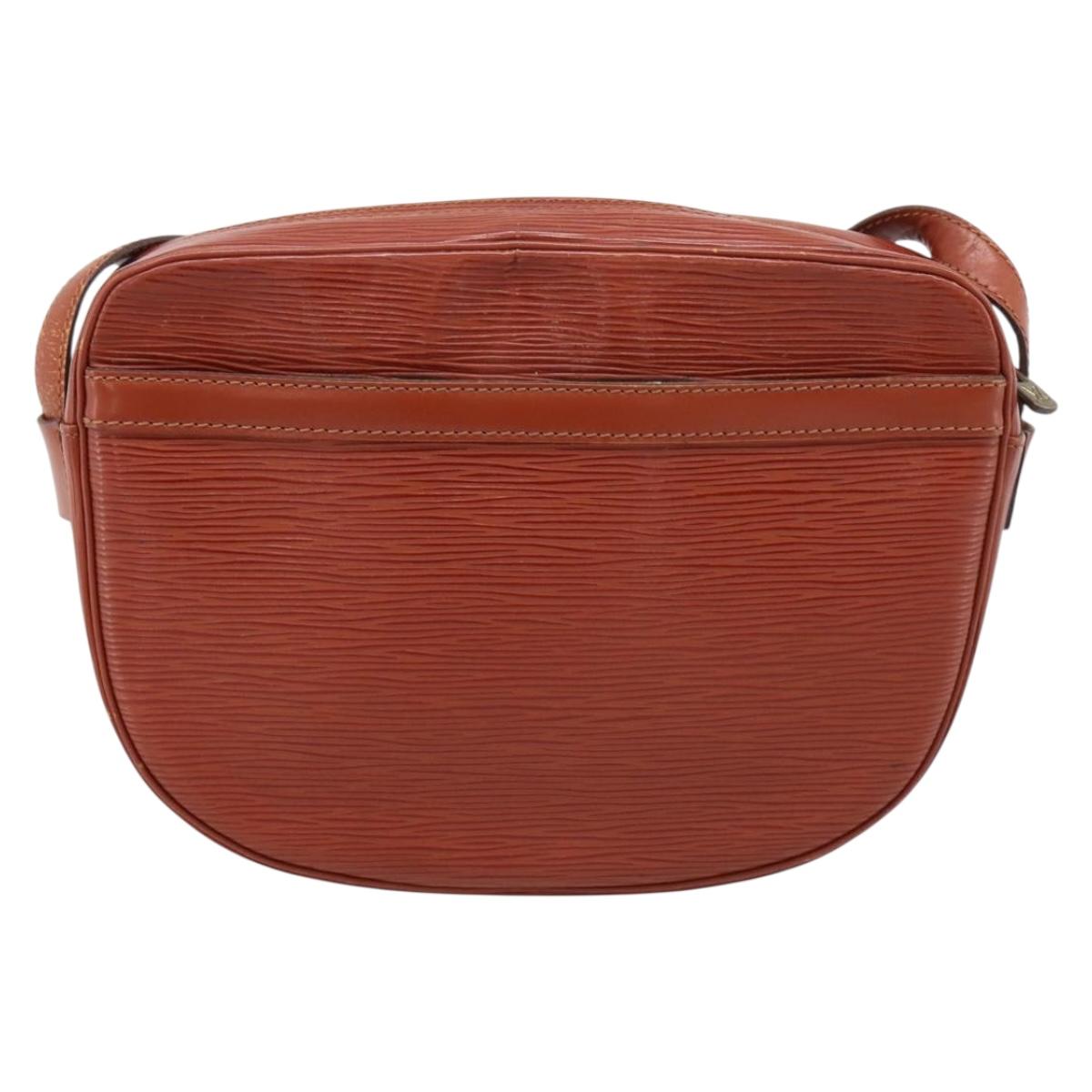LOUIS VUITTON Epi Jeune FilleMM Shoulder Bag Brown M52153 LV Auth 201943