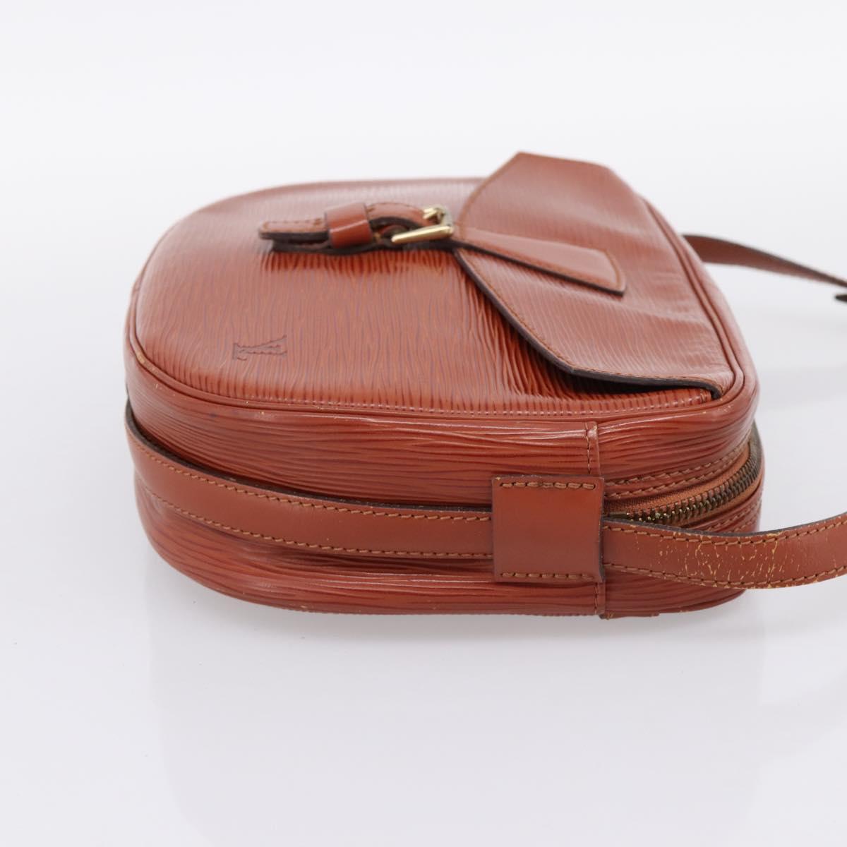 LOUIS VUITTON Epi Jeune FilleMM Shoulder Bag Brown M52153 LV Auth 201943