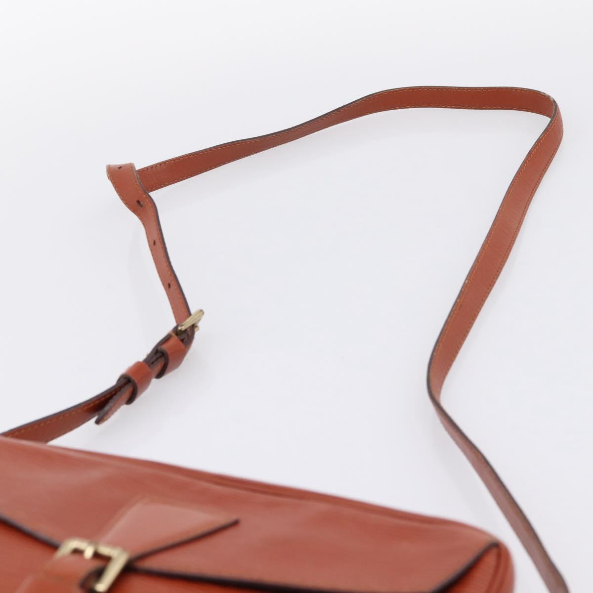 LOUIS VUITTON Epi Jeune FilleMM Shoulder Bag Brown M52153 LV Auth 201943