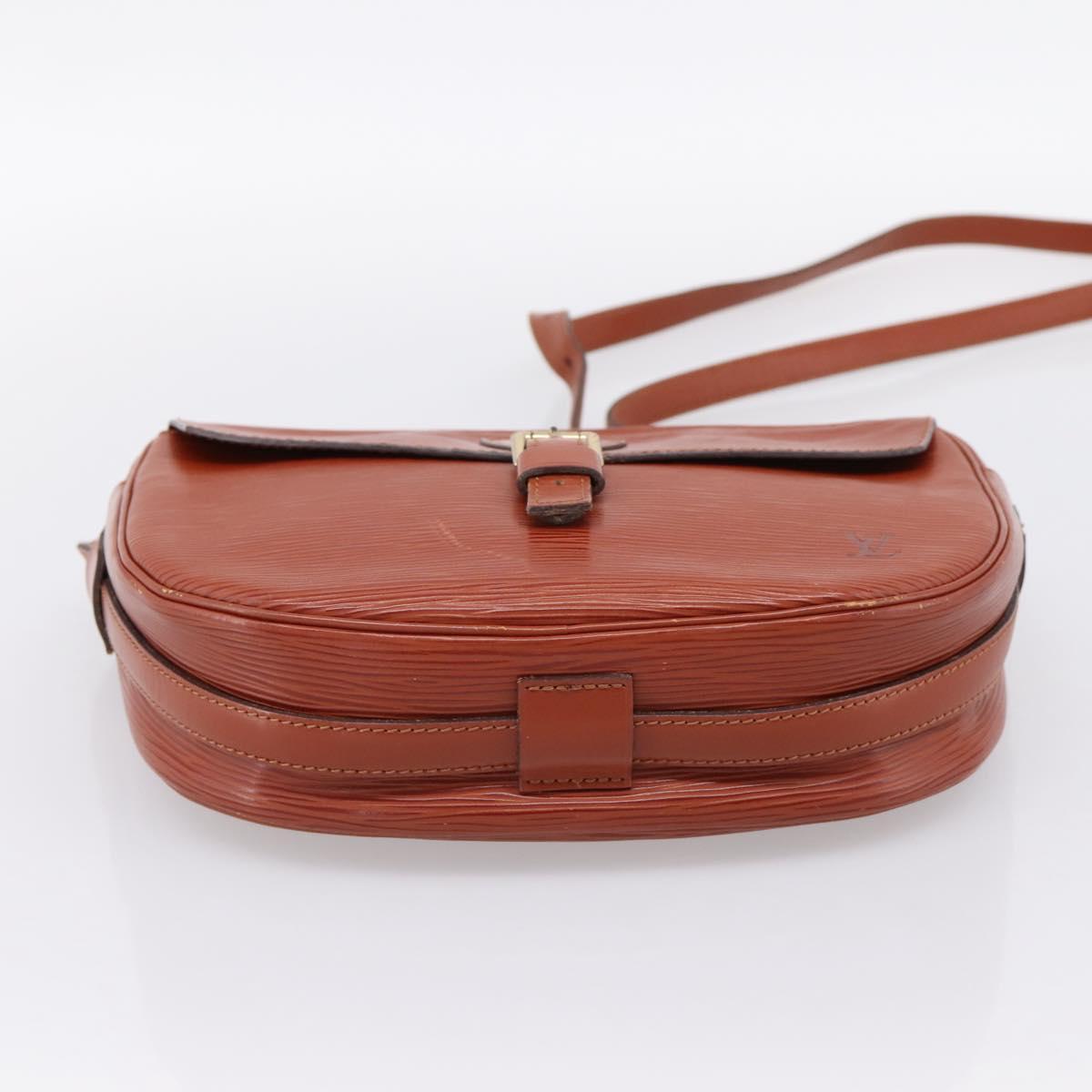 LOUIS VUITTON Epi Jeune FilleMM Shoulder Bag Brown M52153 LV Auth 201943