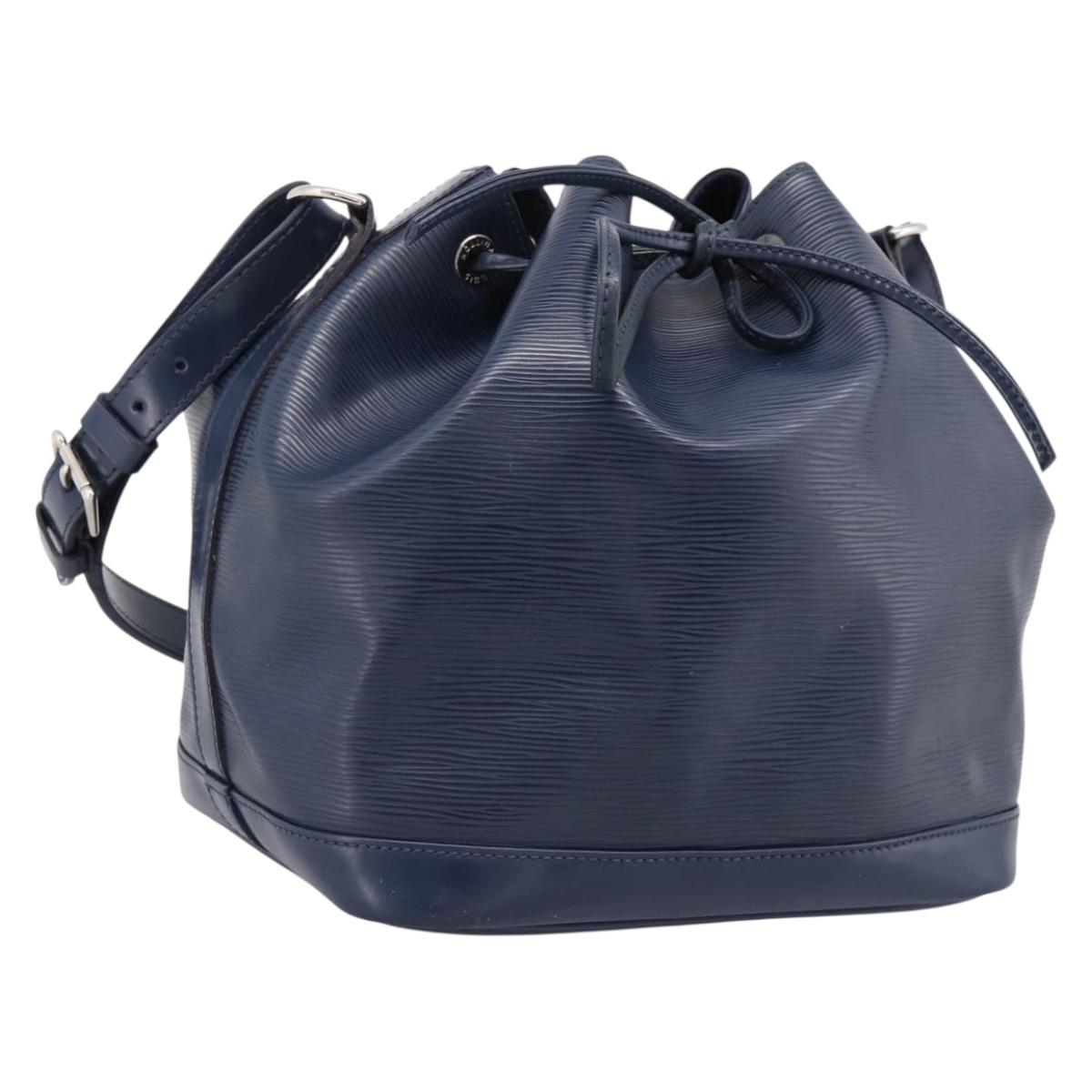 LOUIS VUITTON Epi Petit Noe Shoulder Bag Indigo M40675 LV Auth 201946A