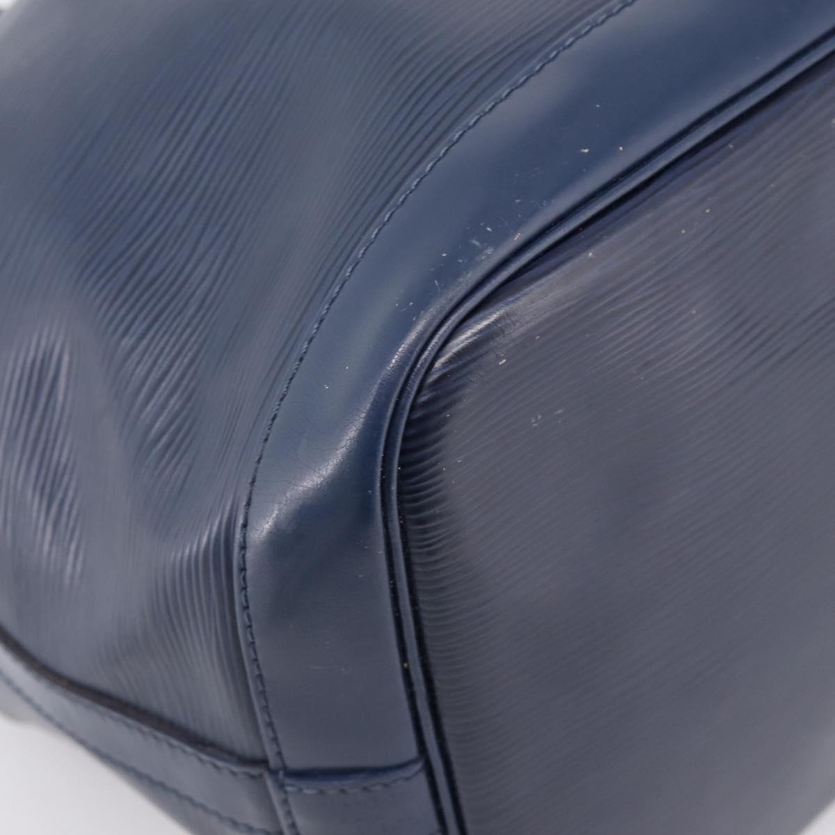 LOUIS VUITTON Epi Petit Noe Shoulder Bag Indigo M40675 LV Auth 201946A