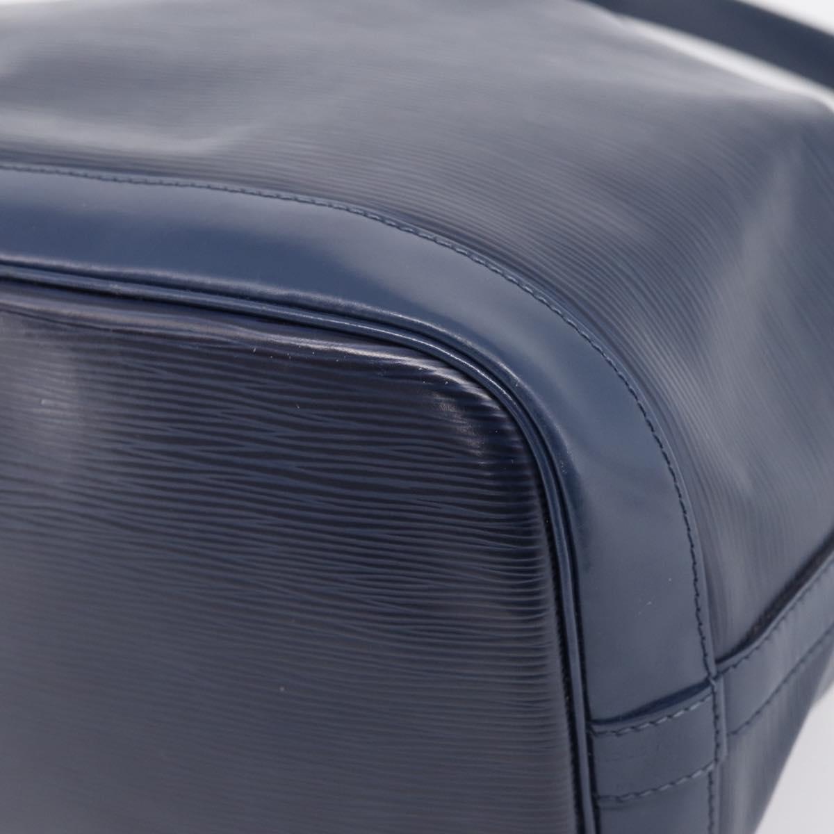 LOUIS VUITTON Epi Petit Noe Shoulder Bag Indigo M40675 LV Auth 201946A