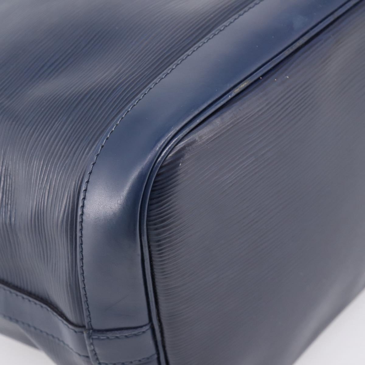 LOUIS VUITTON Epi Petit Noe Shoulder Bag Indigo M40675 LV Auth 201946A