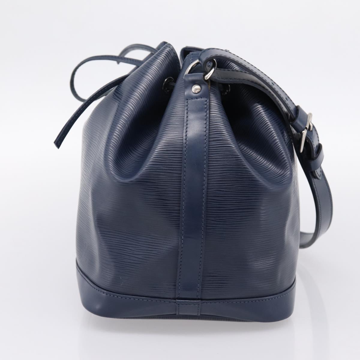 LOUIS VUITTON Epi Petit Noe Shoulder Bag Indigo M40675 LV Auth 201946A