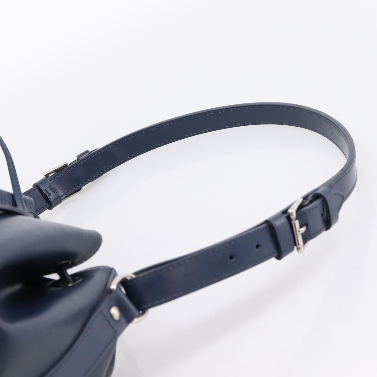 LOUIS VUITTON Epi Petit Noe Shoulder Bag Indigo M40675 LV Auth 201946A