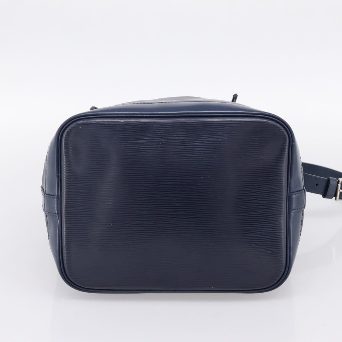 LOUIS VUITTON Epi Petit Noe Shoulder Bag Indigo M40675 LV Auth 201946A