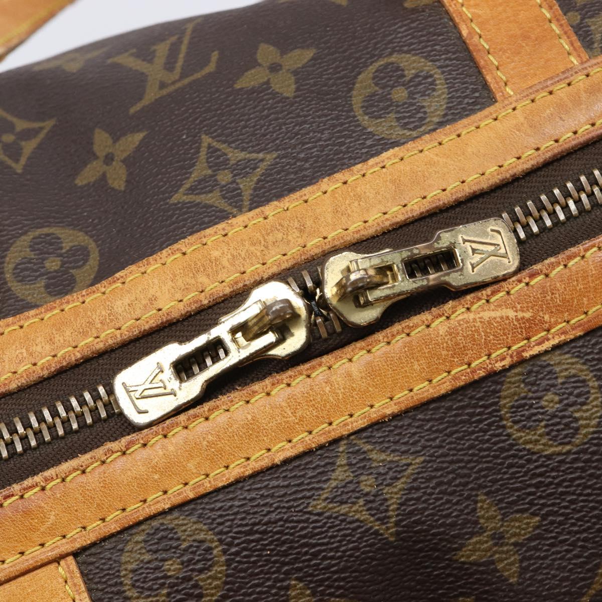 LOUIS VUITTON Monogram Sac Souple 35 Boston Bag M41626 LV Auth 201957