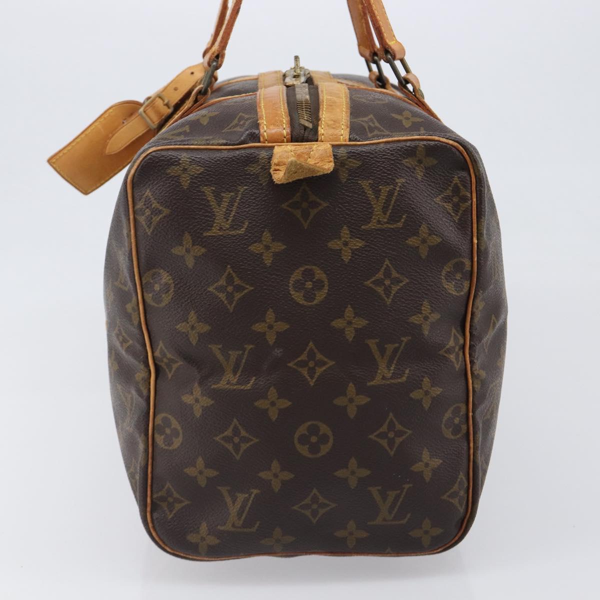LOUIS VUITTON Monogram Sac Souple 35 Boston Bag M41626 LV Auth 201957