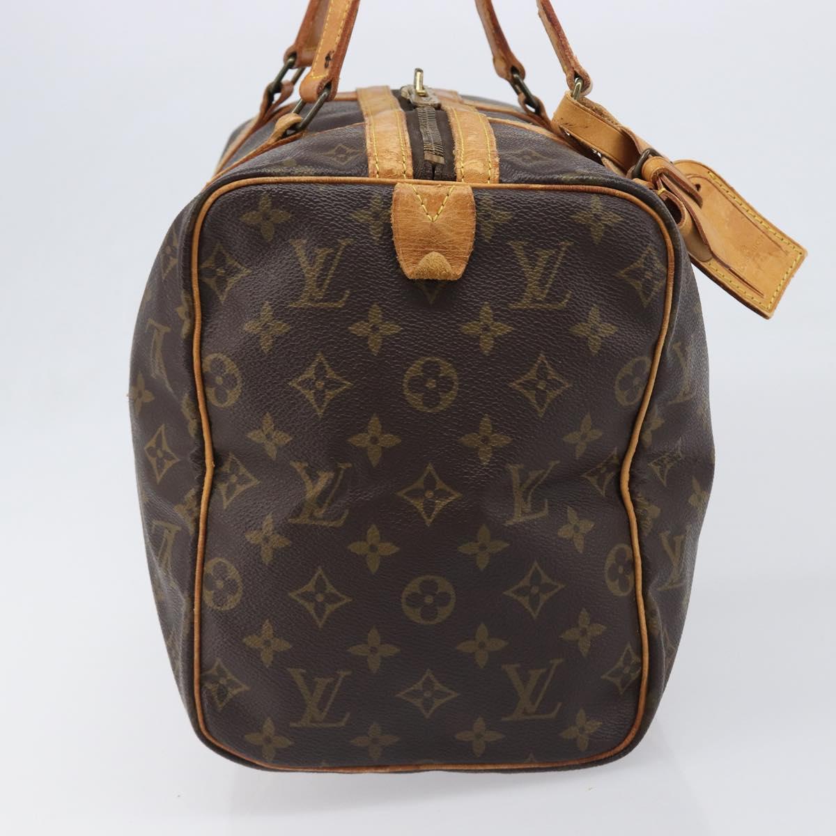 LOUIS VUITTON Monogram Sac Souple 35 Boston Bag M41626 LV Auth 201957